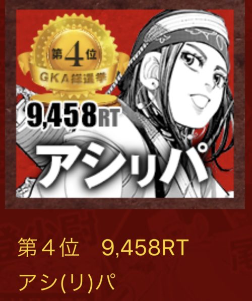 ゴールデンカムイ 人気投票 公式 の順位結果が全然納得いかない件 人気キャラランキング 読書シンドローム